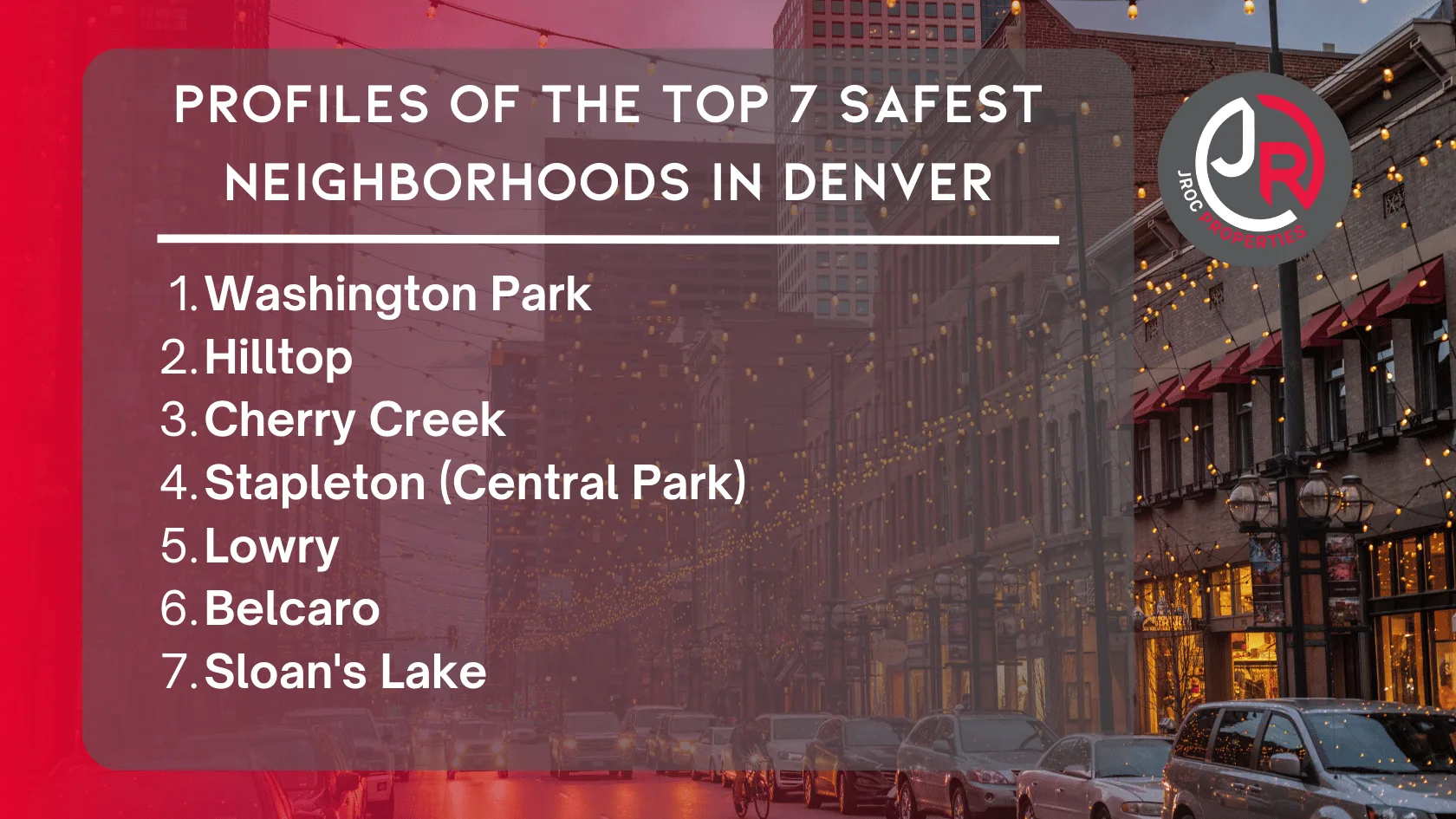 7 safest neighborhoods in denver