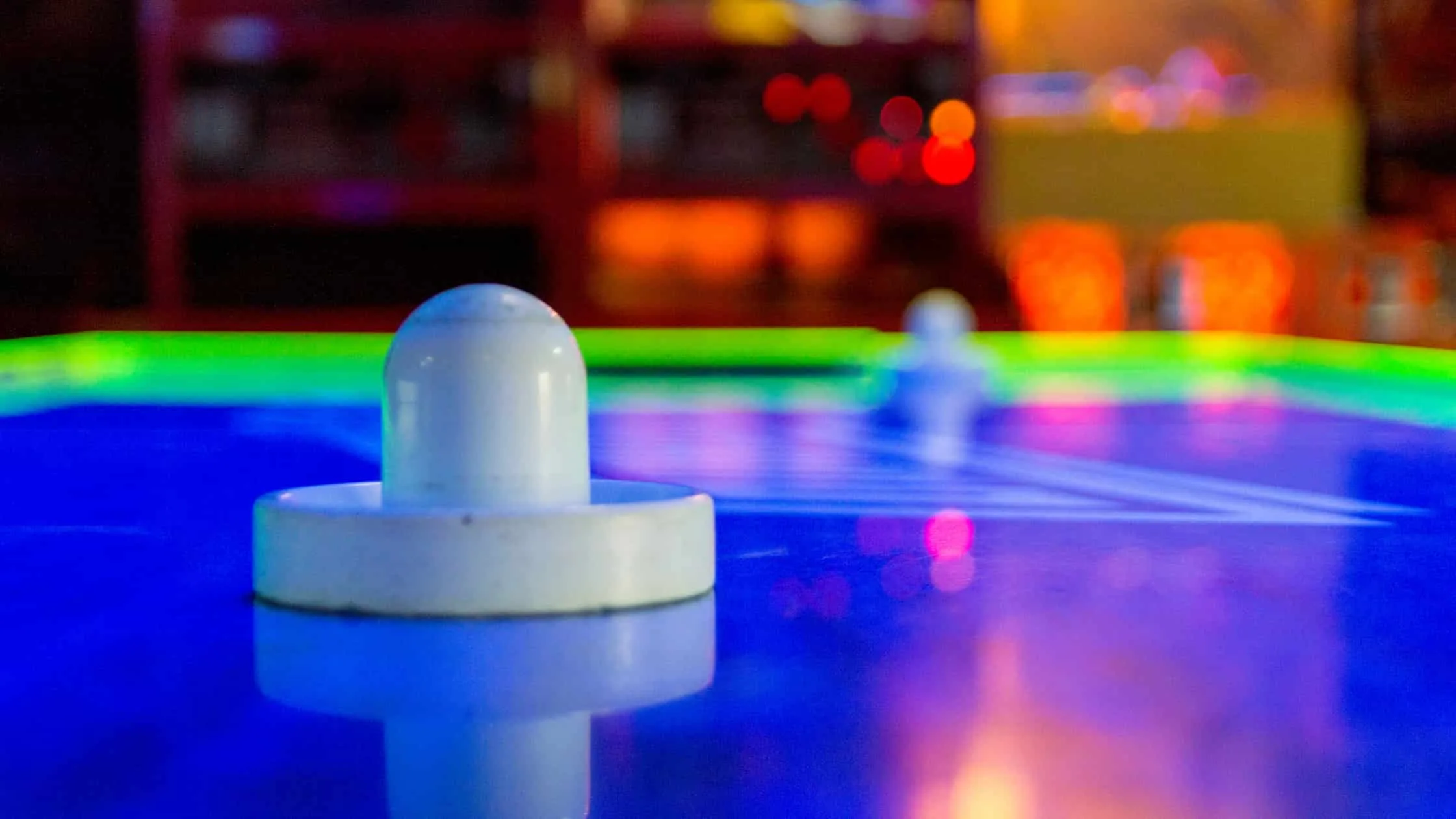 Air Hockey table in arcade