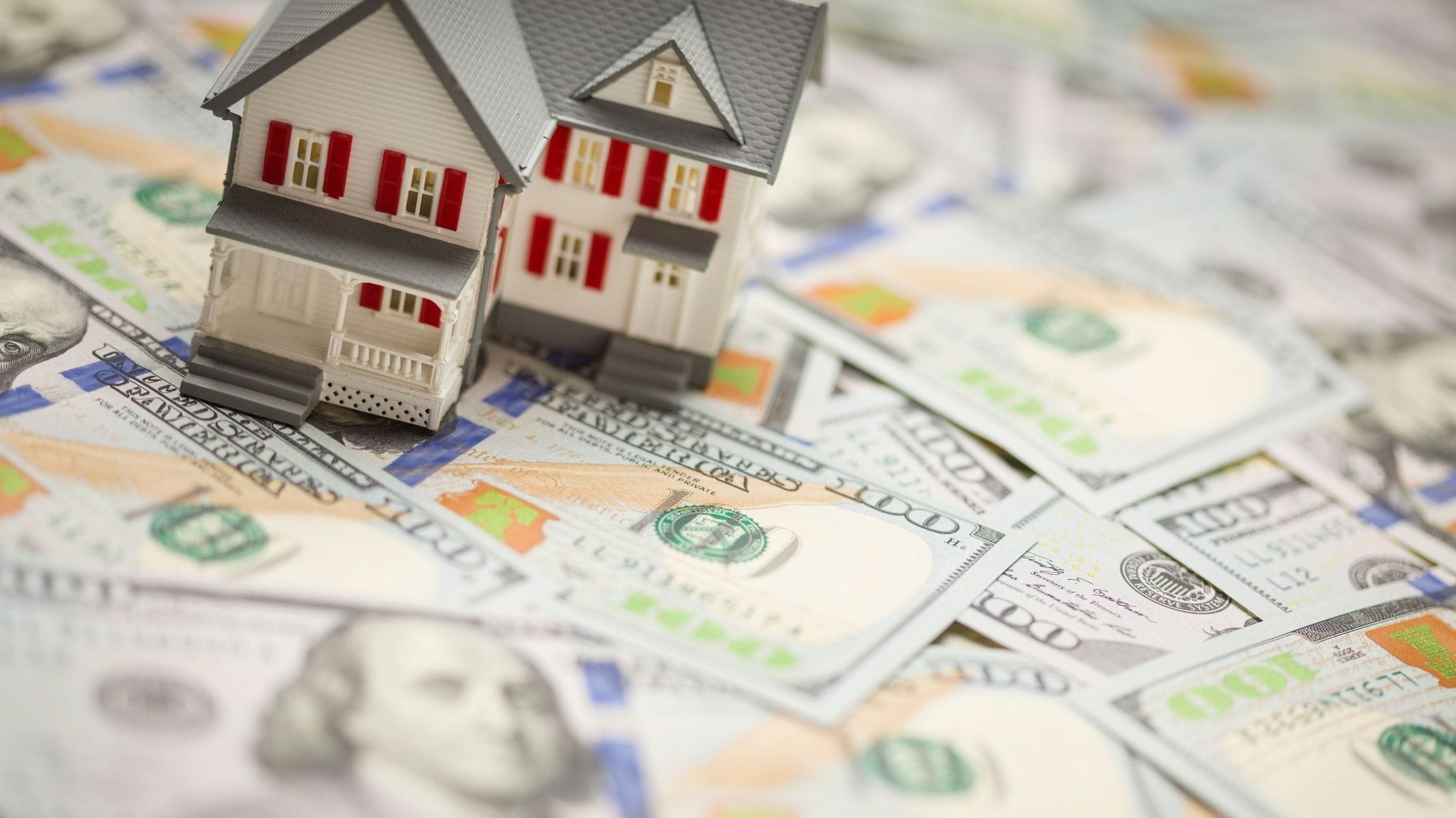 Colorado home equity concept with money and property investment