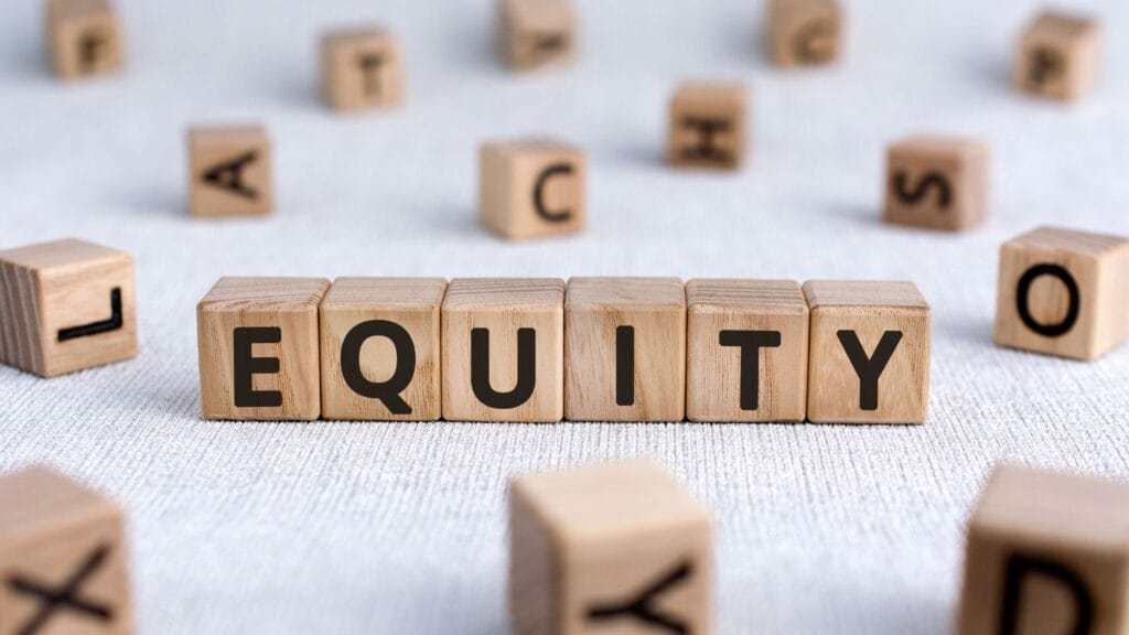 Colorado home equity word blocks symbolizing property value