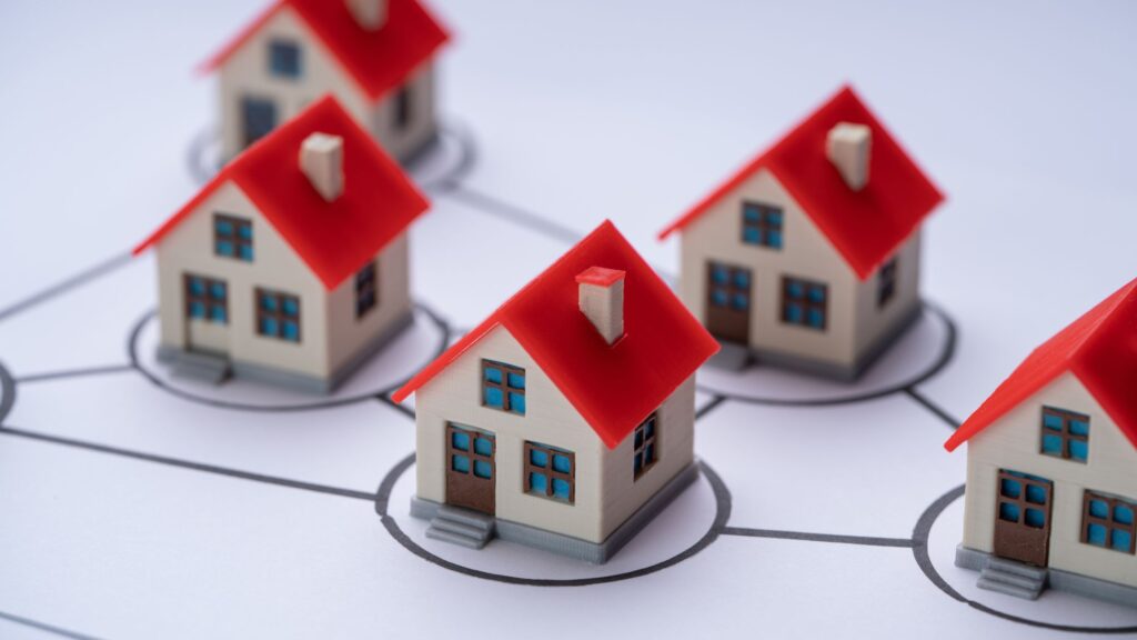 colorado hoa rules concept with connected neighborhood houses