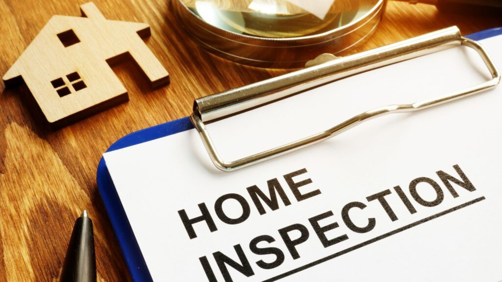 Home inspection checklist and documents highlighting home inspection red flags